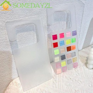 Somedayzl บอร์ดโชว์สีเล็บ ออโรร่า โปร่งใส สําหรับตกแต่งเล็บ