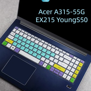 แผ่น TPU ป้องกันคีย์บอร์ด สําหรับ Acer Aspire 3 Aspire 5 A315 34 55g A515 15 นิ้ว [CAN]