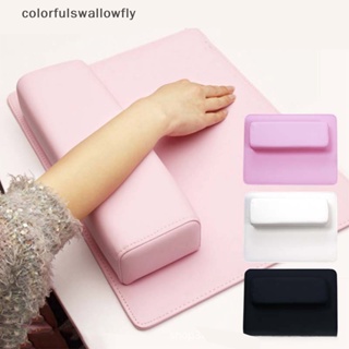 Colorfulswallowfly หมอนรองแขน แบบนิ่ม หลากสี สําหรับวางมือ ตกแต่งเล็บ COD