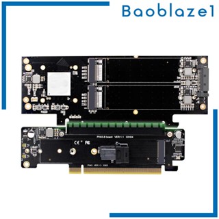 [Baoblaze1] อะแดปเตอร์การ์ดขยาย PCIe 4.0 x16 เป็น 4x รองรับ 22110 2280 2260 2242 2230