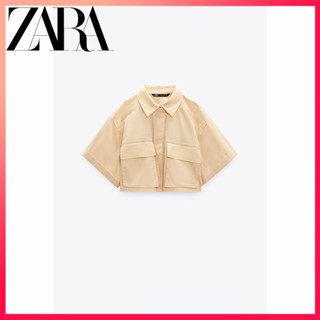 Zara ใหม่ TRF เสื้อกันลม แขนสั้น เสื้อผ้าสตรี