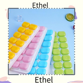 Ethel1 ถาดน้ําแข็ง ซิลิโคน ทรงกลม 4 สี สําหรับค็อกเทล