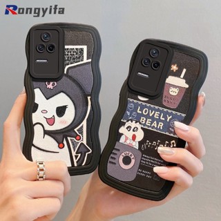 เคสโทรศัพท์มือถือ TPU นิ่ม ลายการ์ตูนชินจัง และดอกเดซี่น่ารัก สําหรับ Redmi K50 Pro Ultra K40S K40 K30 Pro Poco F3 F2 Pro