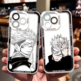 เคสโทรศัพท์มือถือแบบนิ่ม TPU ใส กันกระแทก ลาย Jujutsu Kaisen Gojo Satoru Itadori Yuji Angel Eyes สําหรับ Xiaomi POCO X5 X4 X3 Pro X3 GT X4 NFC M3 Mi 11 Lite 5G NE 11T Pro