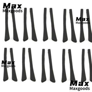 Maxg 10 คู่ แว่นตาสลิป เซต, ซิลิโคน สีดํา ขาแว่น, กันลื่น ตะขอเกี่ยวหู แว่นตา