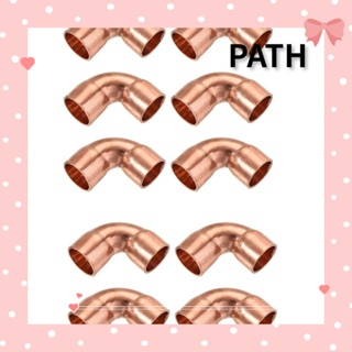 Path ท่อทองแดง ข้อศอก 90 องศา ข้อต่อสั้น ความดันอากาศ 10 ชิ้น