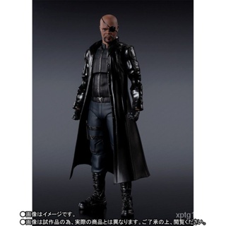 Bandai bandai SHF Avengers S.H.I.E.L.D. พร้อมส่ง โมเดลฟิกเกอร์ Nick Fred Joint ขยับข้อต่อได้ สําหรับตกแต่ง