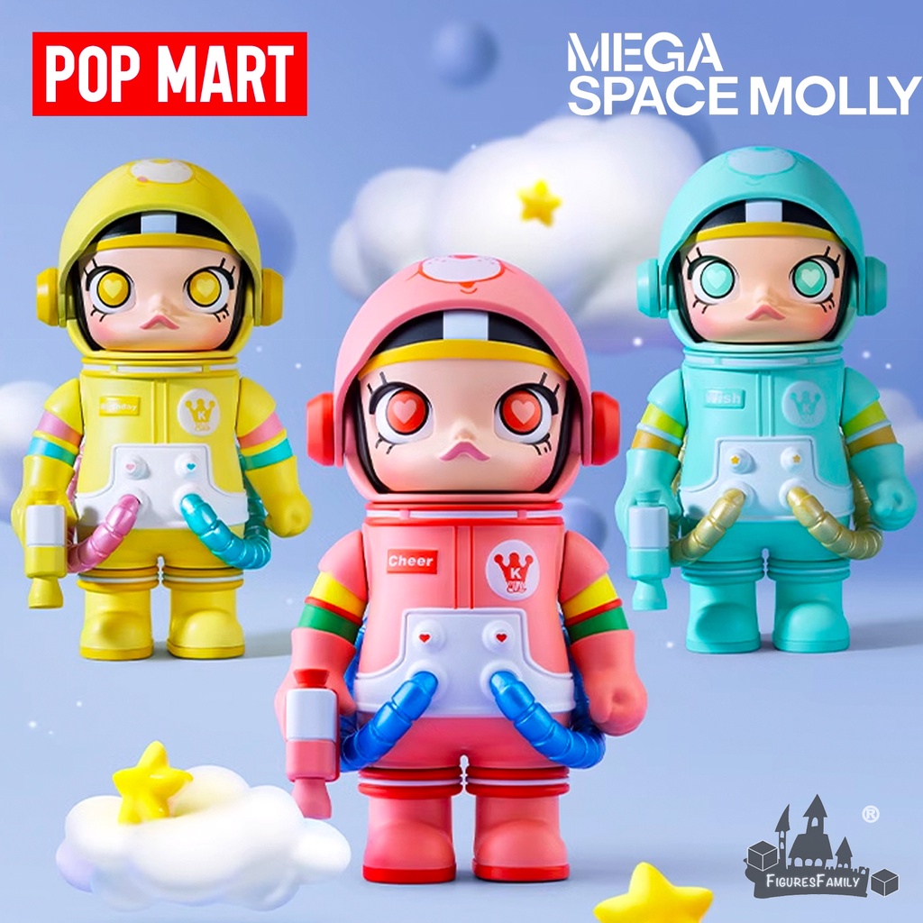 [ของแท้] MOLLY MEGA SPACE MOLLY 100% Series 02 Basic style Blind Box Figure Doll Ornament Gift