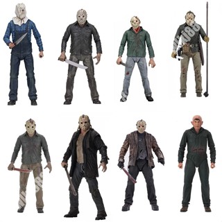 Neca โมเดลฟิกเกอร์ Friday the 13th Jason ครบรอบ 30 ปี 2009 edition 1980 สําหรับตกแต่งห้อง