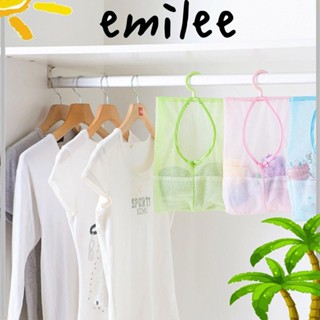 Emilee ที่หนีบผ้า ถุงตาข่าย สําหรับแขวนเสื้อผ้า ของเล่นเด็ก 2 ชิ้น