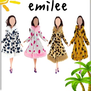 Emilee เสื้อโค้ทขนเฟอร์ ขนาดเล็ก 30 ซม. อุปกรณ์เสริม สําหรับตุ๊กตา