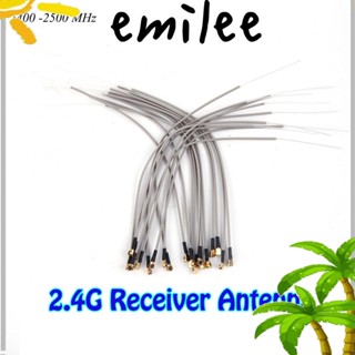 EMILEE เสาอากาศรับสัญญาณ Wifi 2.4G 150 มม. 5 20 ชิ้น อุปกรณ์เสริม สําหรับ Futaba JR Pektrum FrSky