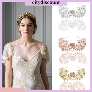 &lt;citydiscount&gt; มงกุฎคาดศีรษะ แฟชั่น เครื่องประดับ สําหรับผู้หญิง งานแต่งงาน