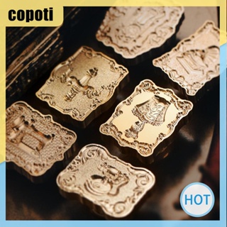 Copoti หัวแสตมป์ซีลซองจดหมาย สไตล์วินเทจ DIY สําหรับเชิญงานแต่งงาน