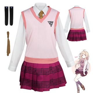 ใหม่ ชุดเครื่องแบบนักเรียนมัธยมปลาย Akamatsu Kaede JK 5 ชิ้น