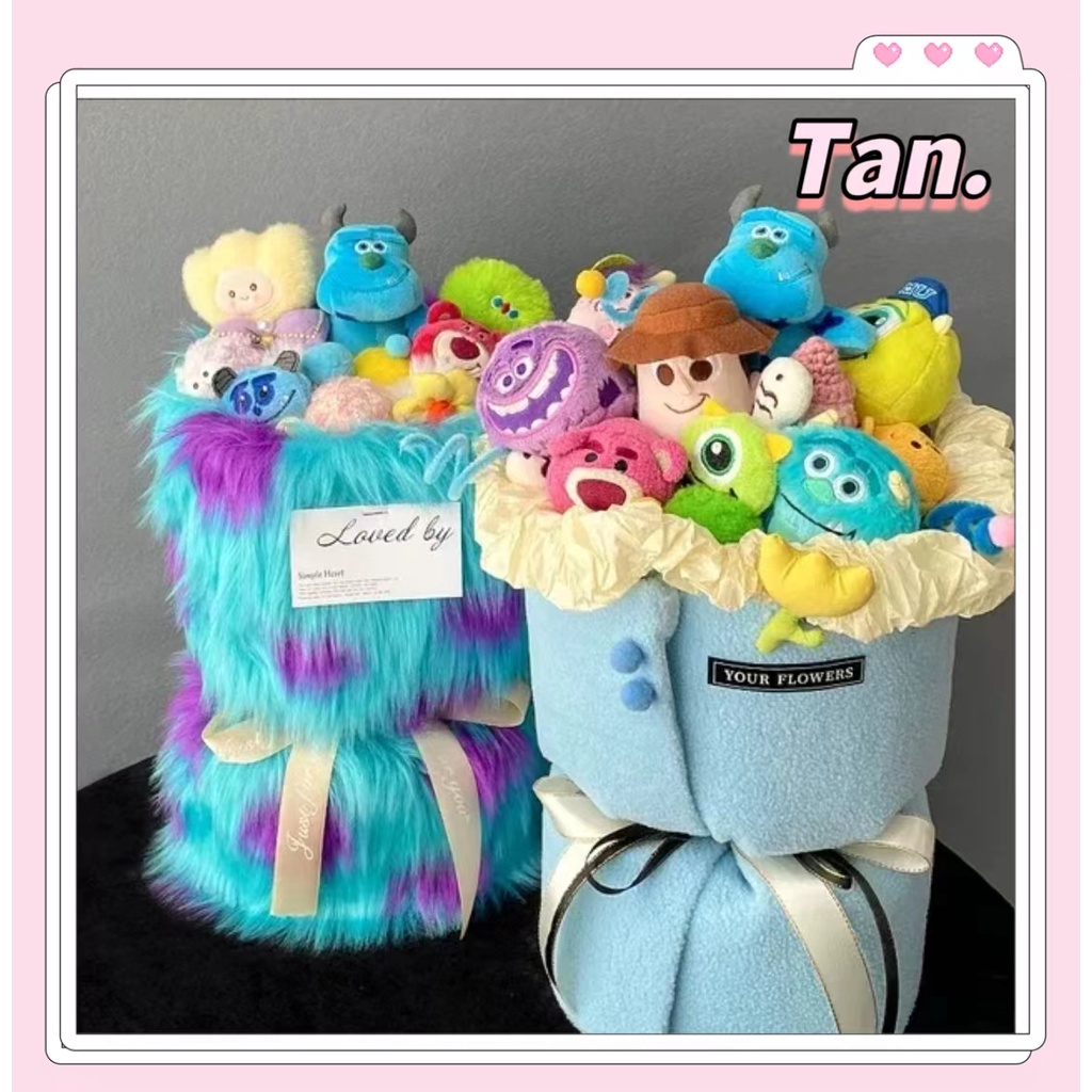 ตุ๊กตามอนสเตอร์สีฟ้าวินนี่เดอะพูห์ของขวัญวันเกิดสําหรับแฟนแฟนของขวัญรับปริญญาชาย