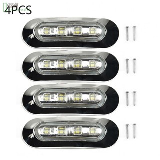 [ISHOWMAL-TH]LED Lights Walkway Waterproof 1.5W 4x Cabin Deck Courtesy Lights Light-New In 8-