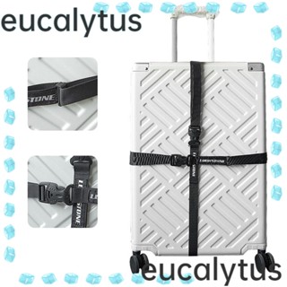 Eucalytus1 สายคล้องกระเป๋าเดินทาง ผ้าไนล่อน พิมพ์ลาย ปรับได้ อุปกรณ์เสริม สําหรับตั้งแคมป์