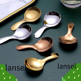 Lansel ช้อนสเตนเลส ช้อนไอศกรีม เครื่องเทศ กาแฟ สําหรับเด็ก 2 ชิ้น