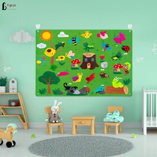 Montessori Story Board Diy กระดานสักหลาด ของเล่นแขวนผนัง ขนาดใหญ่ กิจกรรม สตอรี่บอร์ด ของขวัญวันเกิด สําหรับเด็กวัยหัดเดิน เด็กทารก