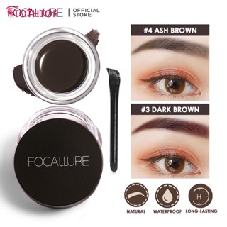 Focallure 5 สีครีมเขียนคิ้วเจลแต่งหน้าพร้อมแปรงปัดคิ้วแป้งเขียนคิ้วลึกแต่งหน้าคิ้วแสตมป์จัดแต่งทรงผมคิ้ว [TOP]