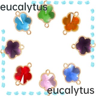 Eucalytus1 จี้ดอกไม้คริสตัลอัลลอย หลากสี แฮนด์เมด สําหรับคนรัก