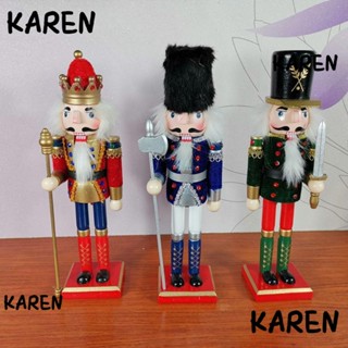 Karen แครกเกอร์นัทแครกเกอร์ สไตล์ยุโรป สําหรับตกแต่งบ้าน ตู้ไวน์ คริสต์มาส