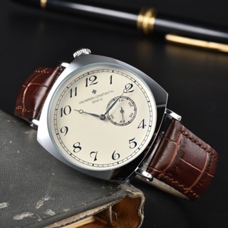 Vacheron*constan นาฬิกาข้อมือควอทซ์ หน้าปัดสี่เหลี่ยม ขนาดเล็ก สําหรับผู้ชาย