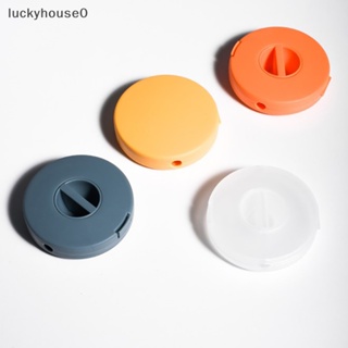 Luckyhouse0^^ กล่องเก็บสายชาร์จ ทรงกลม แบบพกพา ยืดหดได้ 1 ชิ้น