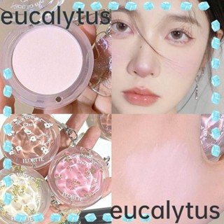 Eucalytus1 บลัชออนปัดแก้ม เนื้อฝุ่นธรรมชาติ สีแดง ขาวดํา สําหรับแต่งหน้า