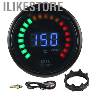 Ilikestore Oil Temperature Gauge  52mm Digital  Color LCD Dispaly W/ Harness Car Meter uto