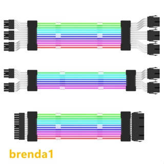 【COD】สายไฟเมนบอร์ดคอมพิวเตอร์ พาวเวอร์ซัพพลาย 5v 24pin 2x8pin 3x3pin