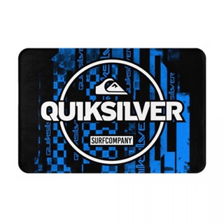 Quiksilver (3) พรมเช็ดเท้า ผ้าสักหลาด กันลื่น ดูดซับน้ํา แห้งเร็ว สําหรับห้องน้ํา 16x24 นิ้ว พร้อมส่ง