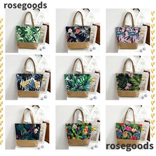 Rosegoods1 กระเป๋าสะพายไหล่ กระเป๋าช้อปปิ้ง กระเป๋าโท้ท ความจุขนาดใหญ่ สําหรับผู้หญิง