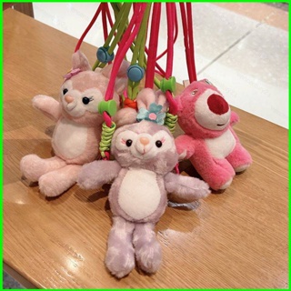 Ganyu Lotso StellaLou LinaBell คลิปหนีบโทรศัพท์มือถือ ลายการ์ตูนหมี สตรอเบอร์รี่น่ารัก