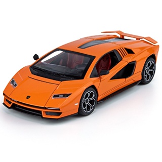 [พร้อมส่ง] โมเดลรถยนต์จําลอง 1: 24 Lamborghini 800 Street Car Version แบบดึงถอยหลัง พร้อมไฟเสียง TDT3