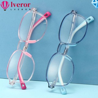 Lveror แว่นตา TR90 ป้องกันแสงสีฟ้า ใส่สบาย แฟชั่น สําหรับเด็กผู้ชาย และเด็กผู้หญิง