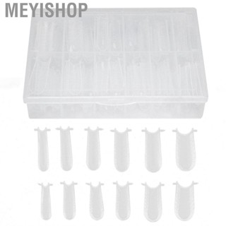 Meyishop Professional Nail Form Home Salon Portable Transparent Full Cover False Tips M