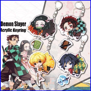 พวงกุญแจอะคริลิค จี้การ์ตูนอนิเมะ Demon Slayer Tanjirou Yaiba Agatsuma Gi GP1 สําหรับห้อยกระเป๋า