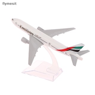 Flymesit โมเดลเครื่องบินโลหะ 1:400 Replica Emirates Airlines 777 ของเล่น สําหรับเด็กผู้ชาย