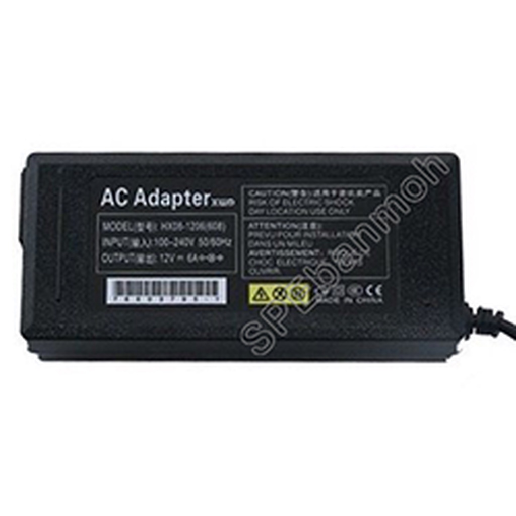 HX08-12V6A อแดปเตอร์ 12VDC 6A แอมป์เต็ม พร้อมสายAC อแดปเตอร์ 12โวล์ท6แอมป์ แอมป์เต็ม Adapter Charger