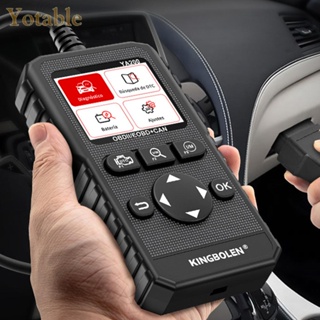 [Yotable.th] เครื่องตรวจจับความผิดพลาด OBD2 หน้าจอสี สําหรับรถยนต์