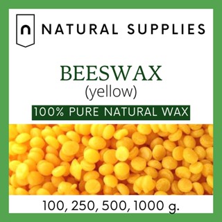 Yellow Beeswax Pellets บีแว็กซ์ ไขผึ้งสีเหลือง เกรดเครื่องสำอาง