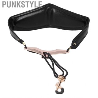 Punkstyle Saxophone Neck Strap Sax PU Leather Shoulder Harness For Soprano T Chp