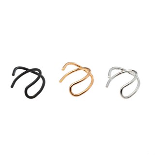 1pcs simple women cross metal ear clip Clearance sale