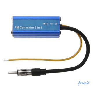 เสาอากาศวิทยุ FM 12V 3 in 1 สําหรับรถยนต์ [Francis.th]