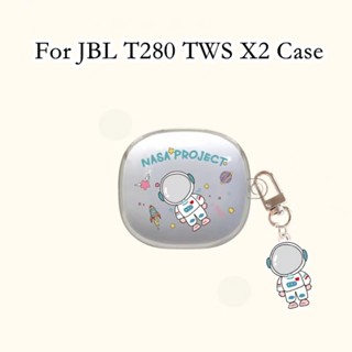 【Trend Front】เคสหูฟัง แบบนิ่ม ลายการ์ตูน สําหรับ JBL T280 TWS X2 JBL T280 TWS X2