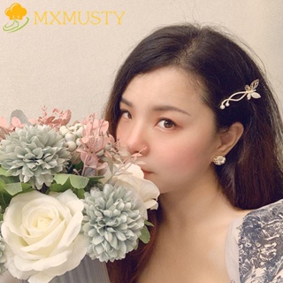 Mxmusty กิ๊บติดผม โลหะผสม ประดับไข่มุก รูปปากเป็ด สไตล์เกาหลี สําหรับปาร์ตี้