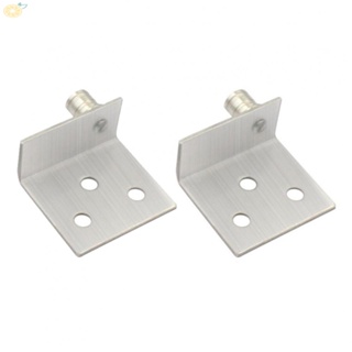 【VARSTR】Glass Hinge 2Pcs Chrome For Cabinet Inset Door Upper And Lower Door Hinge