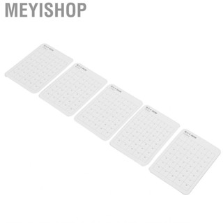 Meyishop Pocket Eye Chart Rich Content Test Card 5 Pcs Highly Recognizable Matte